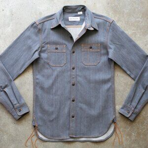 Gustin #172 Titanium Slub Workshirt (Medium / Slim Fit)